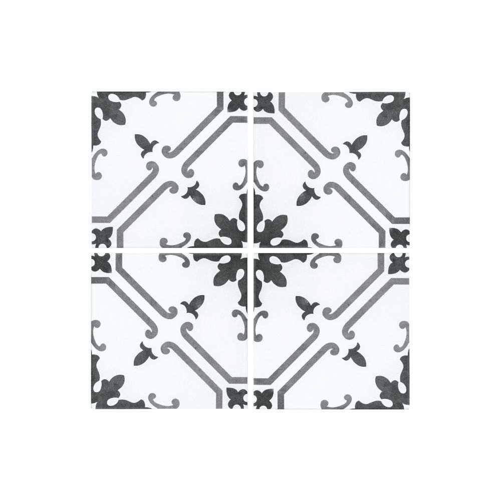 Acquerello Palermo Field Tile 6" x 6" 6" x 6" Urbano Straight Shot