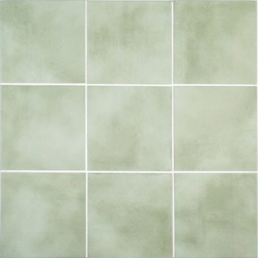 Acquerello Field Tile 6" x 6" 6" x 6" Giardino Straight Shot