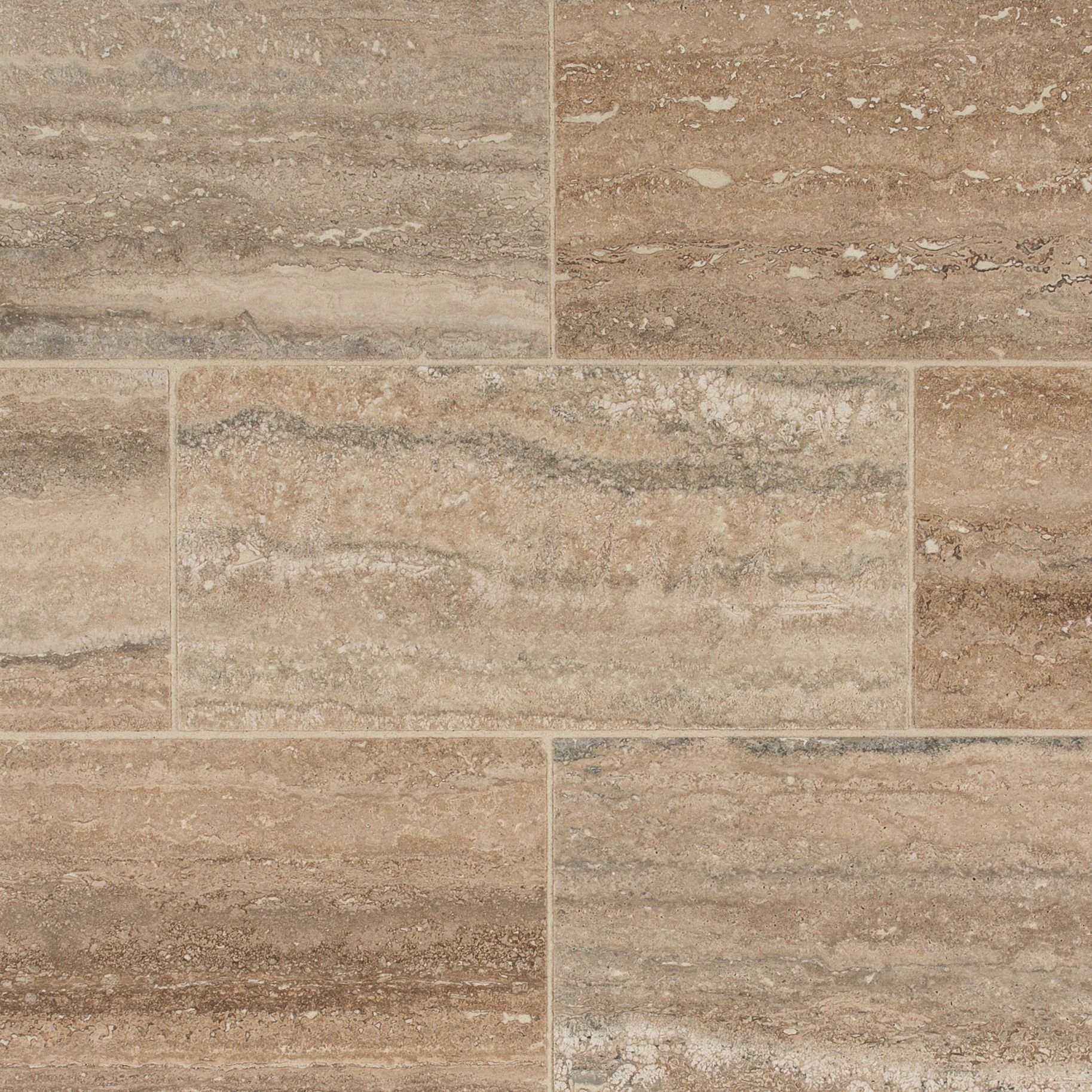 Field Tile 6" x 12" 6" x 12" Taupe Straight Shot