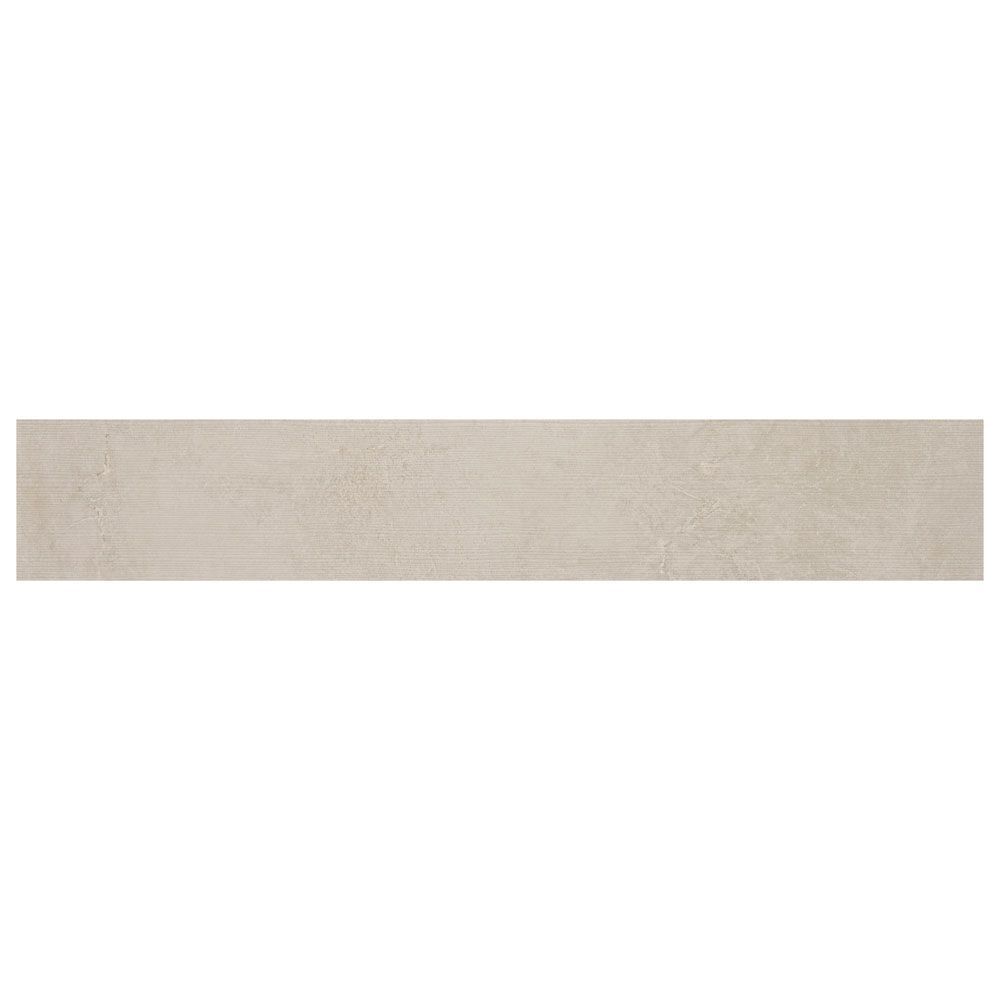 Field Tile 8" x 48" Serene Contour 7.75" x 46.875" Taupe Straight Shot