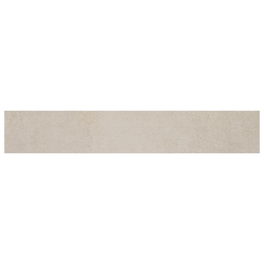 Field Tile 8"x48" Serene Contour 7.75" x 46.875" Taupe Straight Shot