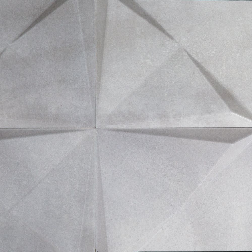 Field Tile 8"x8" Natural Sculpt 7.6875" x 7.6875" Grey Straight Shot