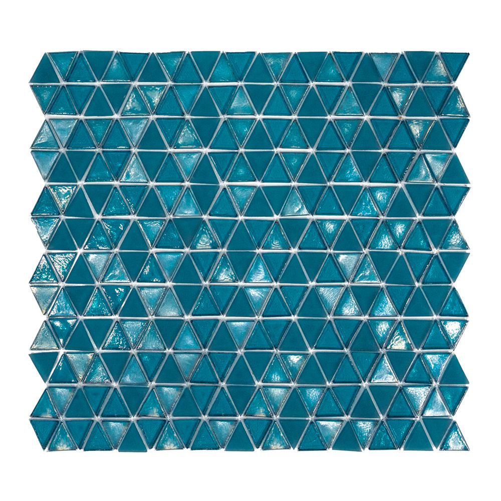 7/8" Triangle Mosaic 12" x 12.875" Kotor Straight Shot