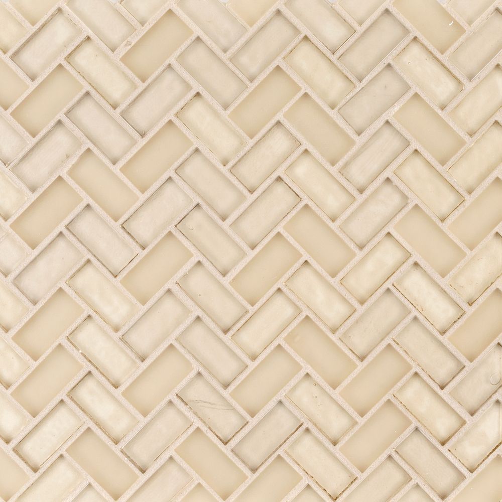 5/8" Herringbone Mosaic 10.625" x 11" Venice Straight Shot