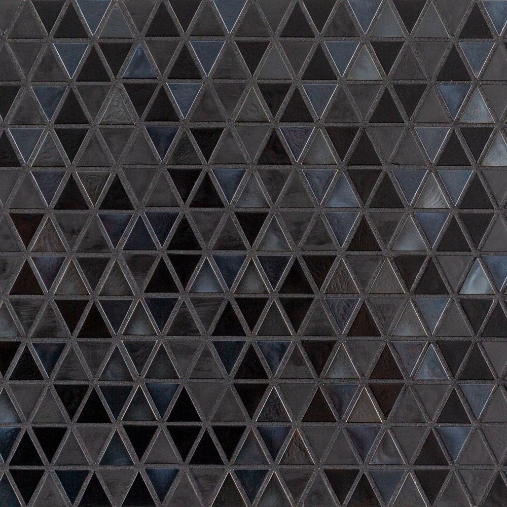 7/8" Triangle Mosaic 12" x 12.875" Waimea Straight Shot