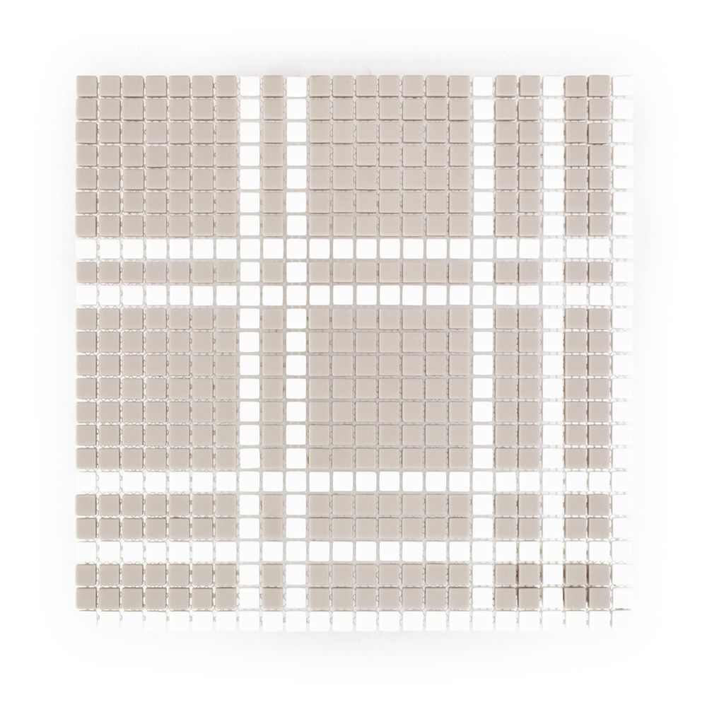 Register Mosaic 12.5" x 12.5" Beige Straight Shot