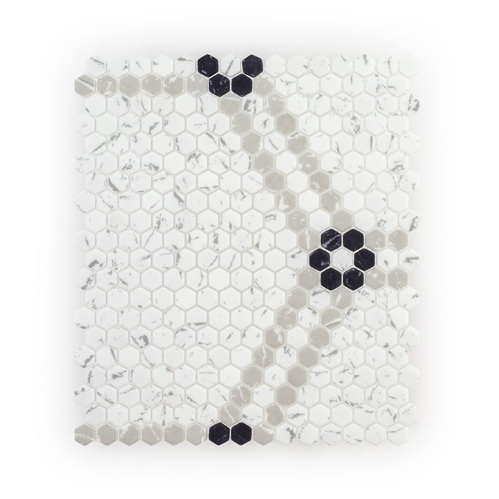 Journal Mosaic 9.5" x 11" Marbled Multi Straight Shot