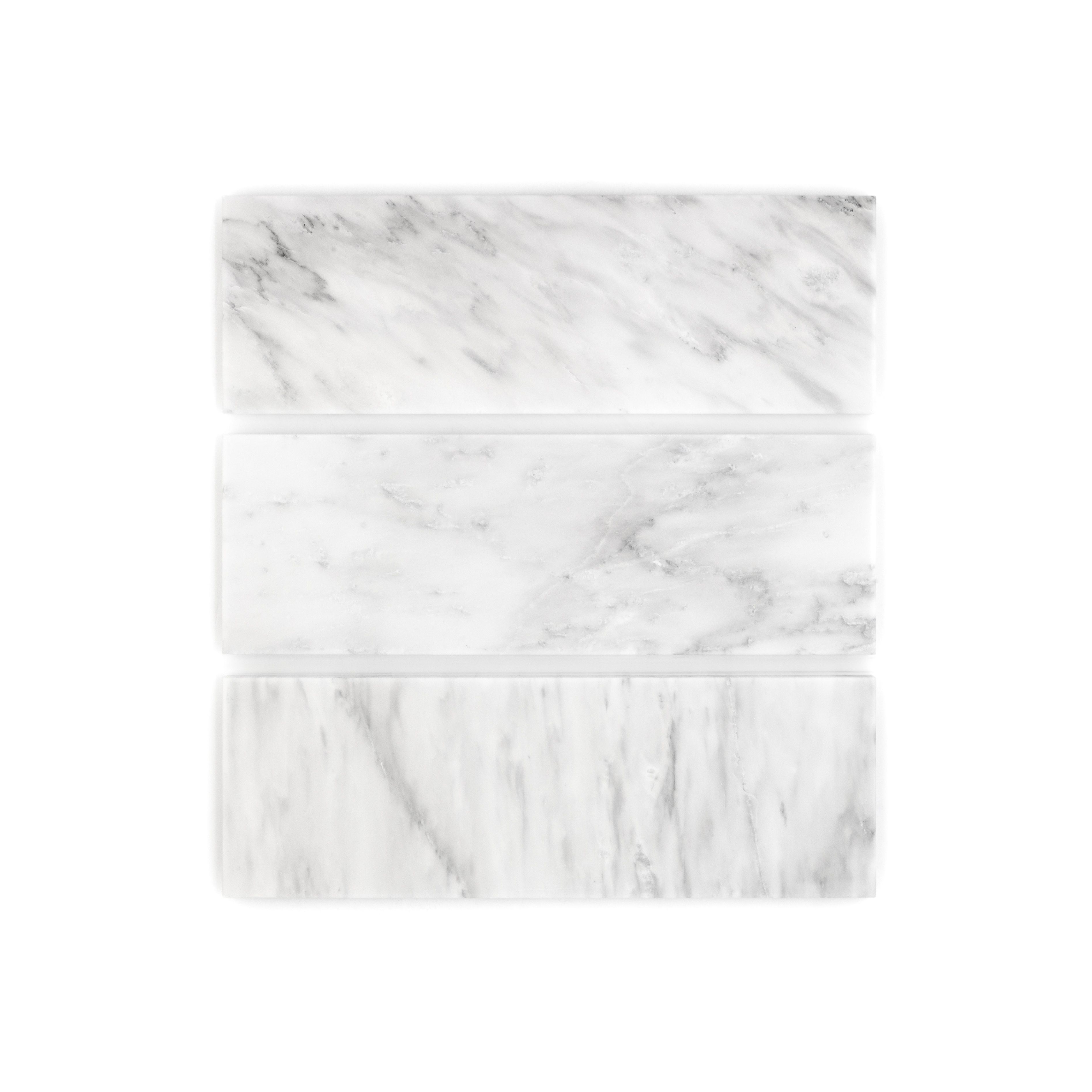 Field Tile 6" x 18" 6" x 18" Classic Statuario Straight Shot