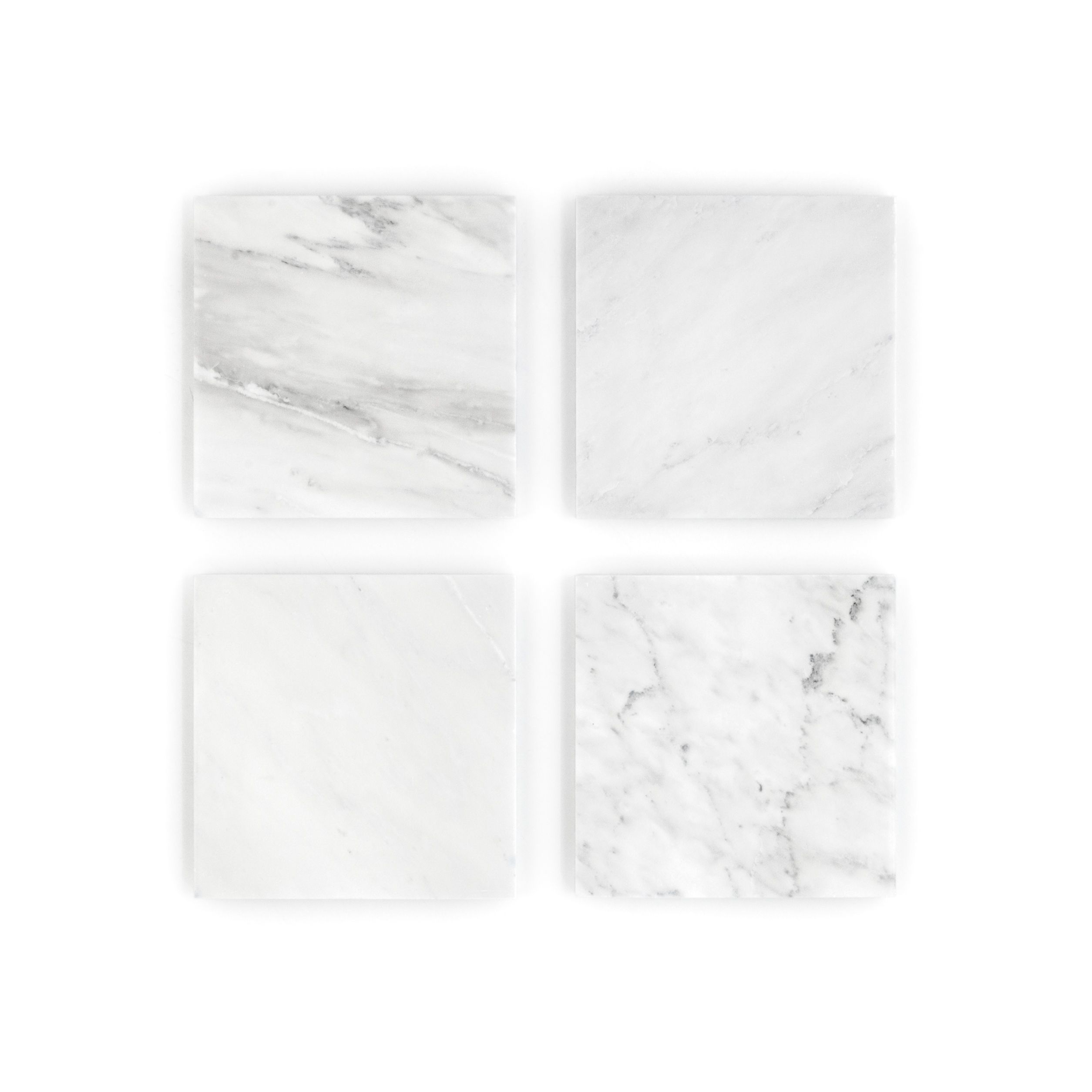 Field Tile 6" x 6" 6" x 6" Classic Statuario Straight Shot