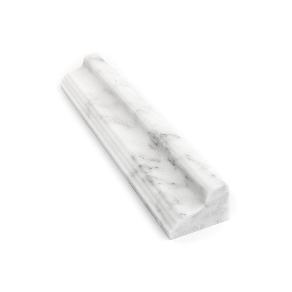 Crown 1.875" x 12" 1.875" x 12" Classic Statuario Straight Shot