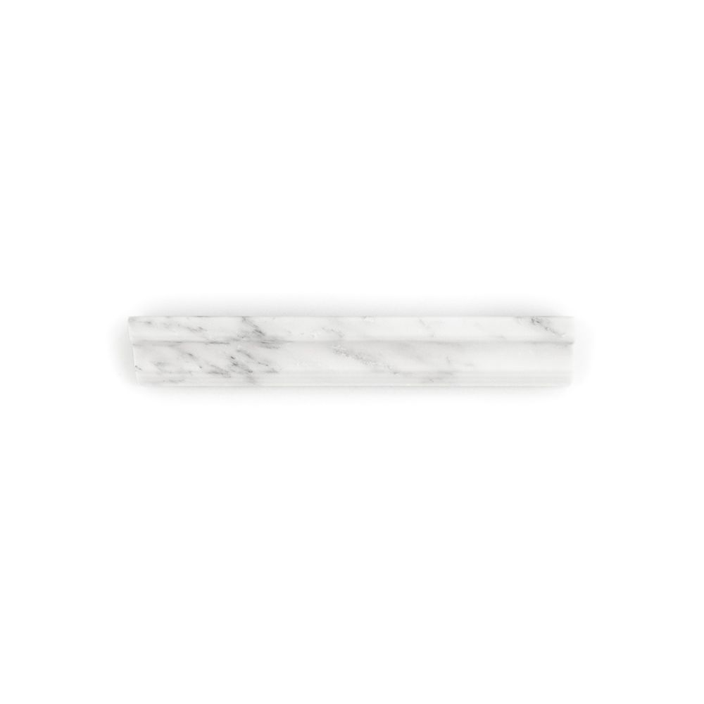 Crown 1.875" x 12" 1.875" x 12" Classic Statuario Straight Shot