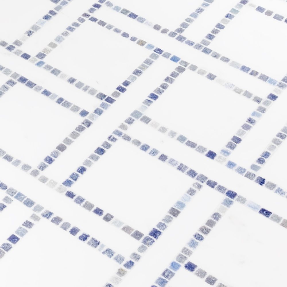 Terrace On The Park Mosaic 9.5" x 9.5" Manhattan Sky Straight Shot