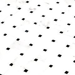 Metropolitan Mosaic 9.875" x 11.75" Brooklyn Marquina Straight Shot