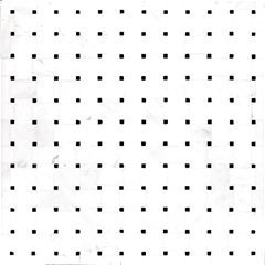 Metropolitan Mosaic 9.875" x 11.75" Brooklyn Marquina Straight Shot