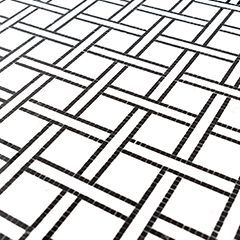 Terrace On The Park Mosaic 9.5" x 9.5" Brooklyn Marquina Straight Shot