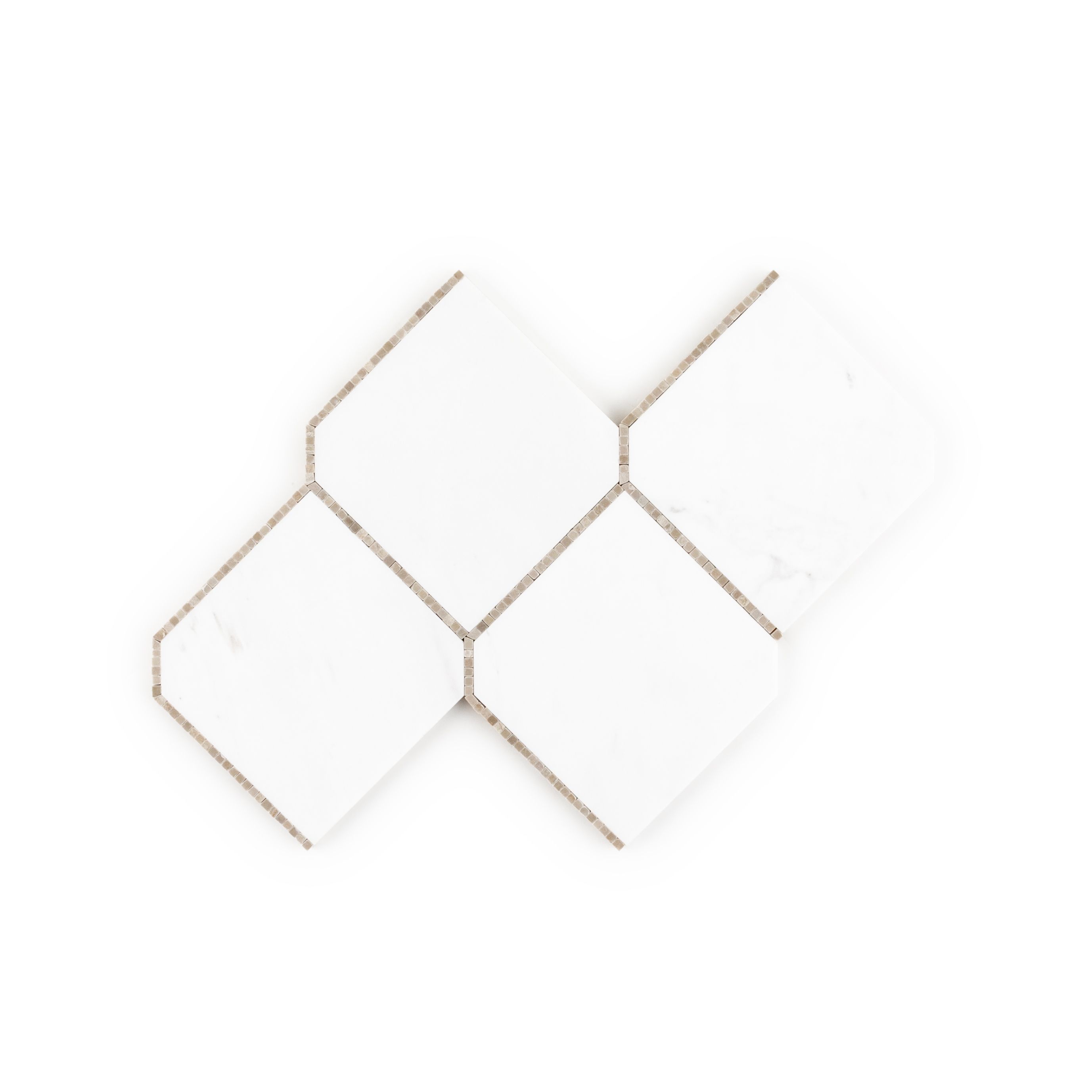 Bryant Mosaic 9.125" x 13.25" Empire Beige Straight Shot