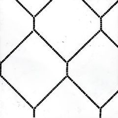 Bryant Mosaic 9.125" x 13.25" Brooklyn Marquina Straight Shot