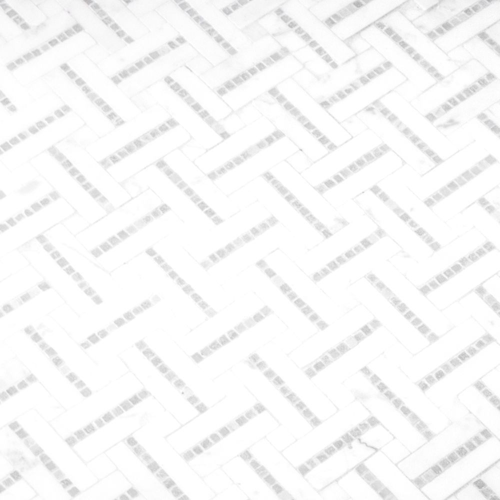 Grand Central Mosaic 8.25" x 11" Chelsea Grey Straight Shot