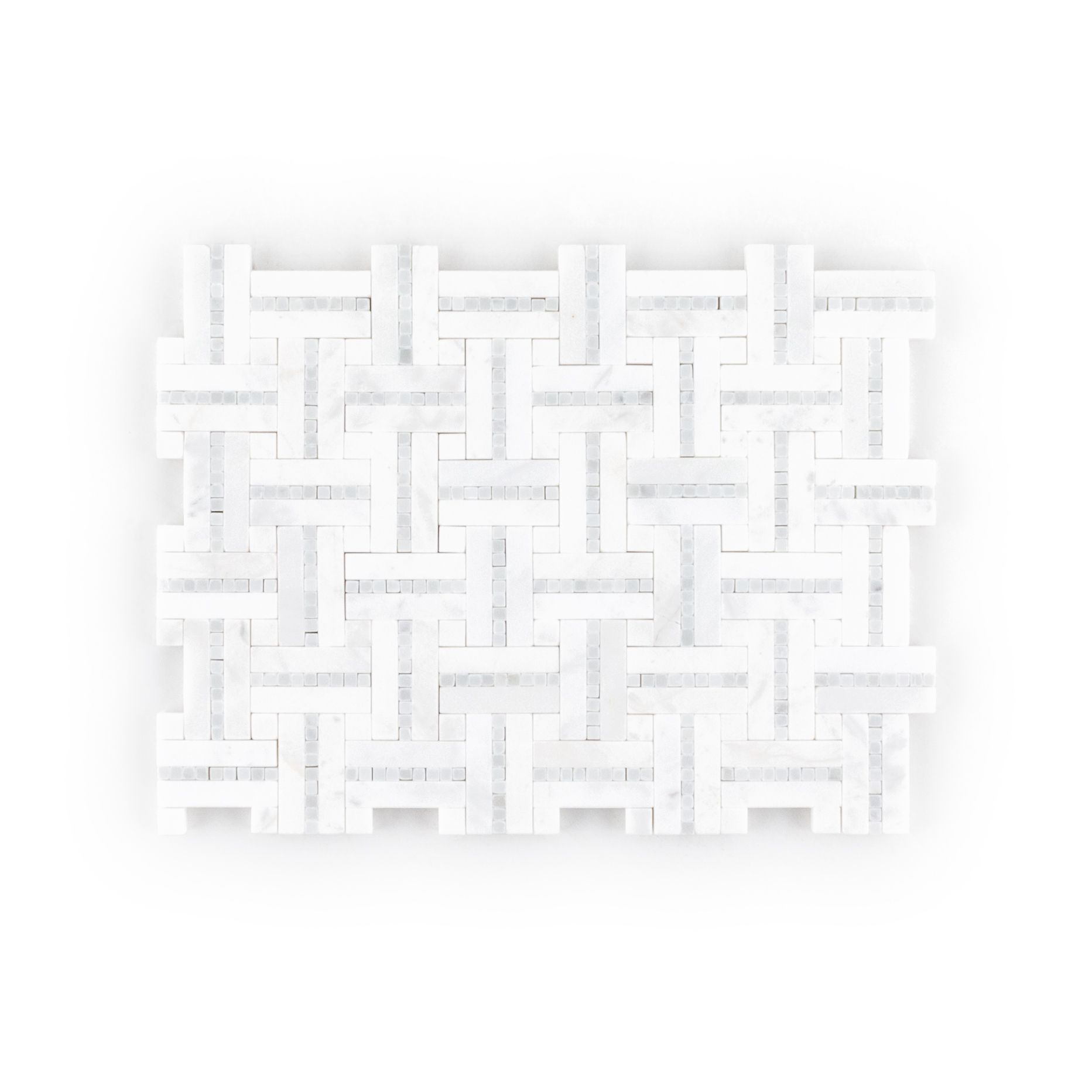 Grand Central Mosaic 8.25" x 11" Chelsea Grey Straight Shot