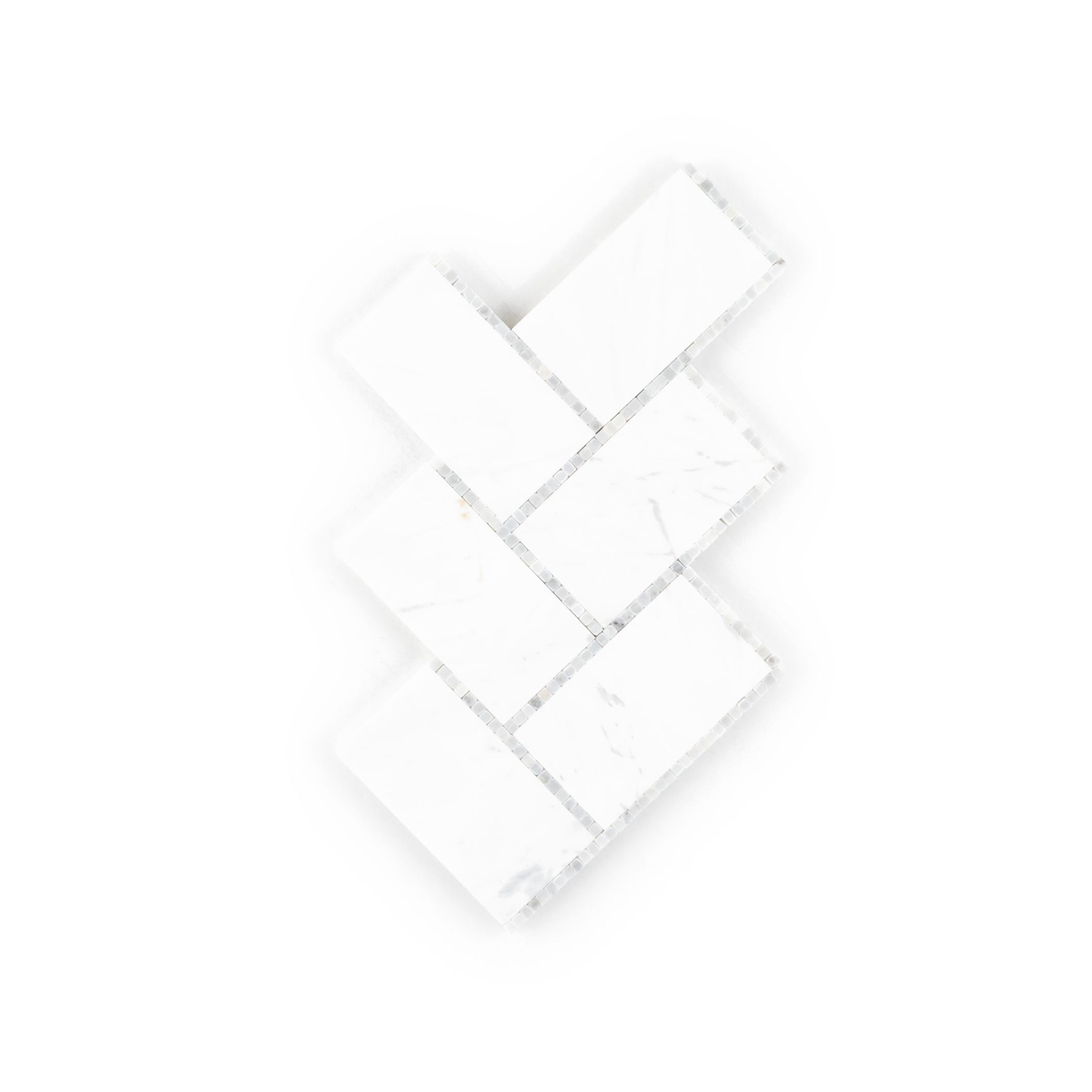 Gapstow Mosaic 5.875" x 10" Chelsea Grey Straight Shot