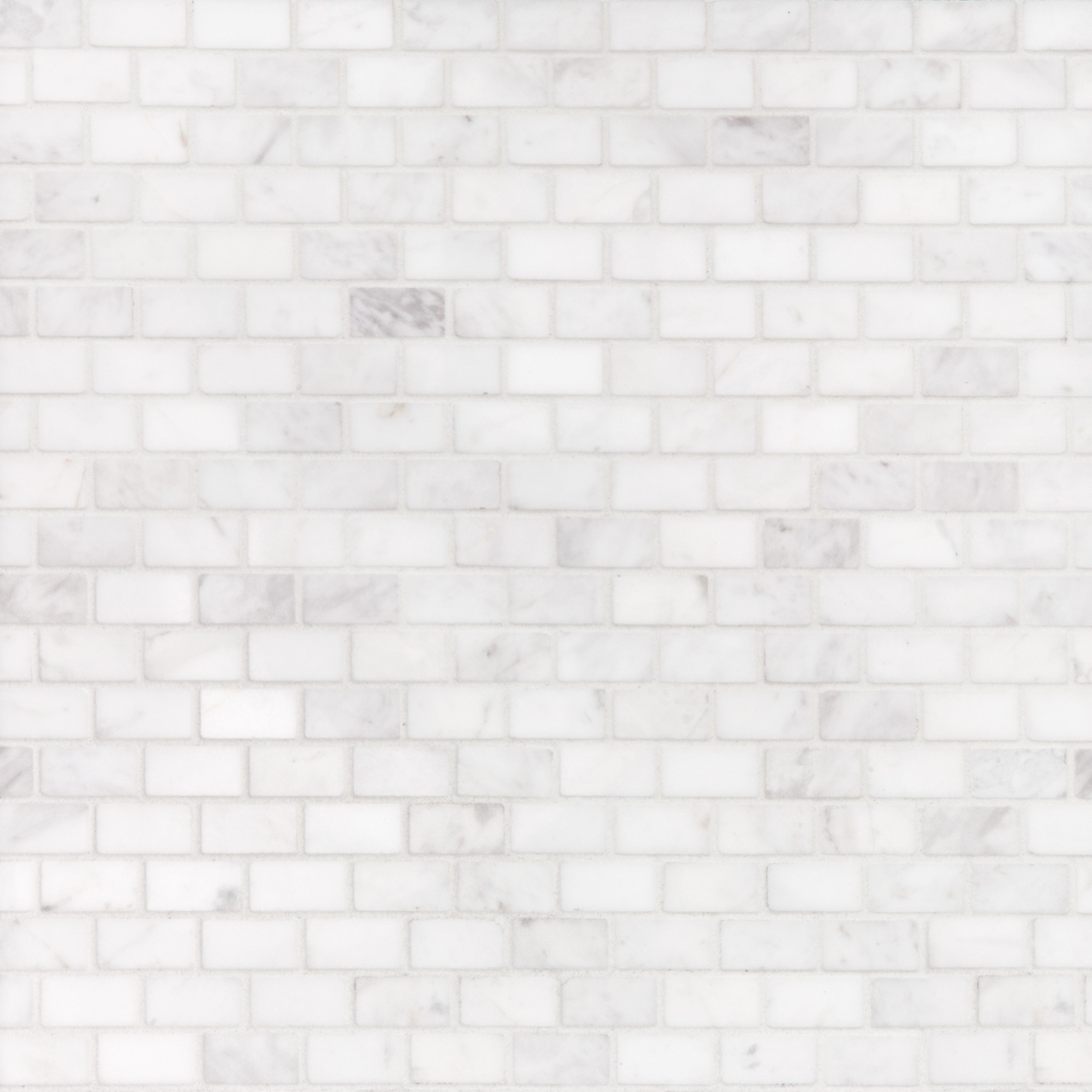 Madison Mosaic 12" x 12" Wall Street White Straight Shot