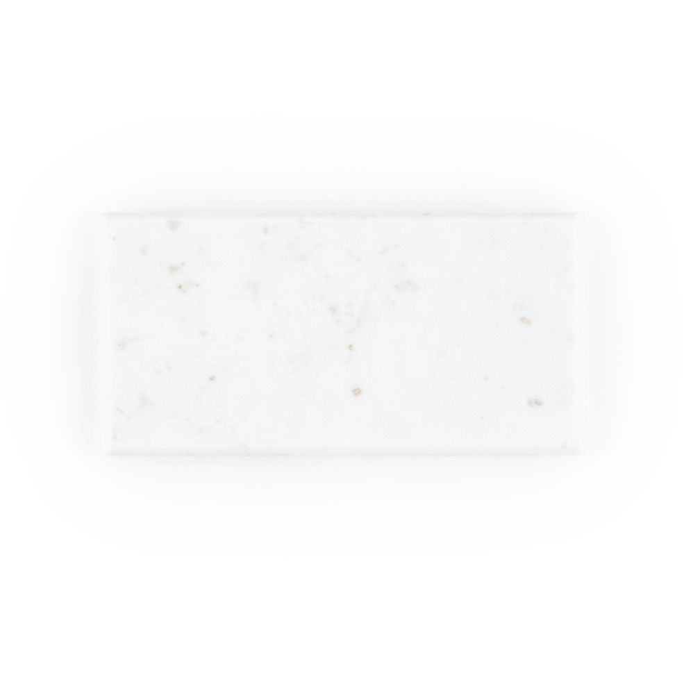 Beveled Field Tile 3" x 6" 3" x 6" Wall Street White Straight Shot