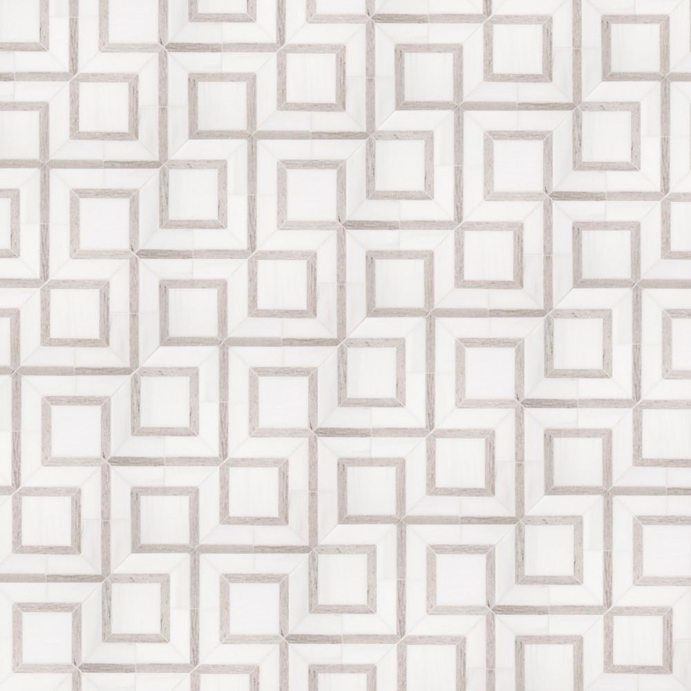 Hartford Mosaic 8.75" x 15.375" Beige Straight Shot