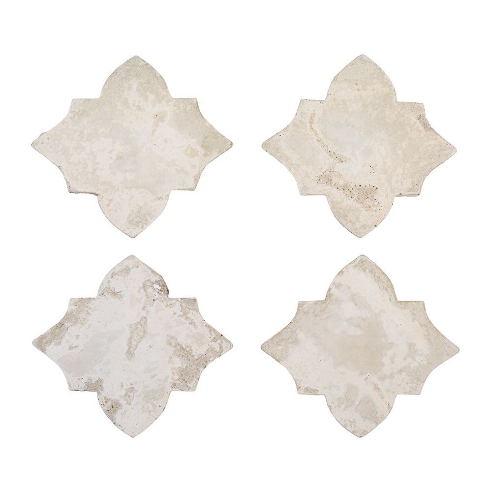 Arabesque Field Tile 9.75" x 9.125" 9.125" x 9.75" Tuscan Straight Shot