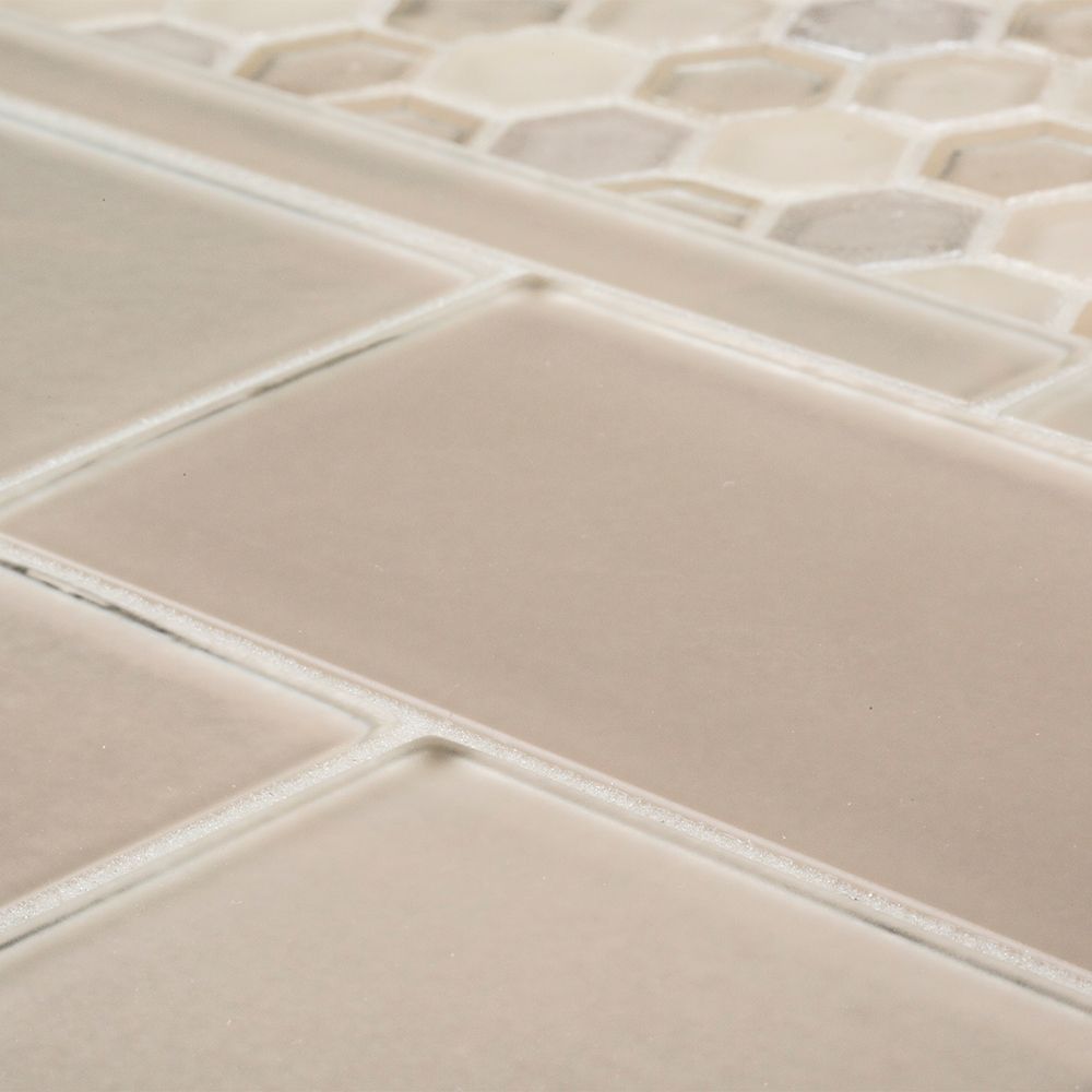 Field Tile 3" x 6" 3" x 6" Champagne Straight Shot