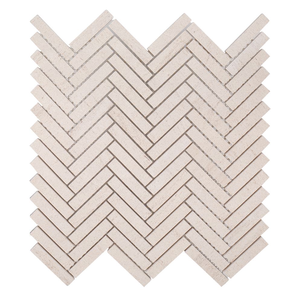 Herringbone Styx Mosaic 10.875" x 11.375" Shadow Straight Shot