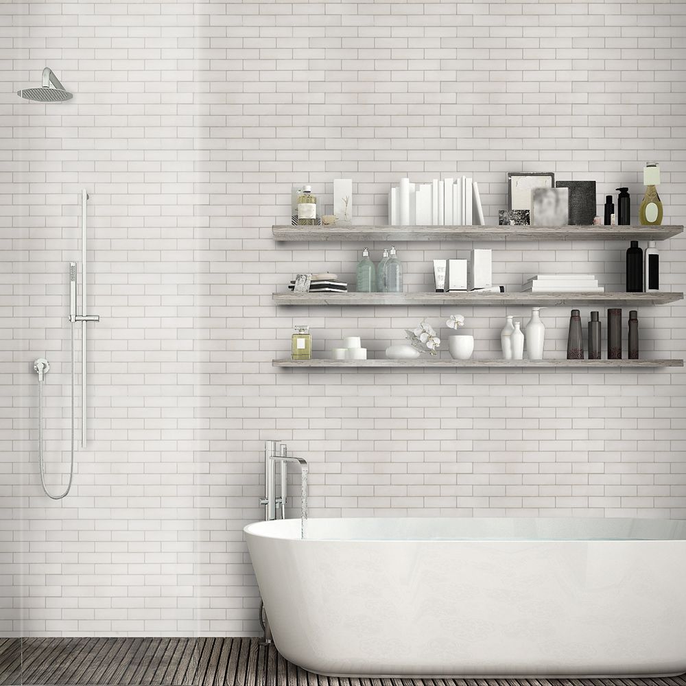 Convex Mosaic 11.875" x 12.25" Pale Straight Shot