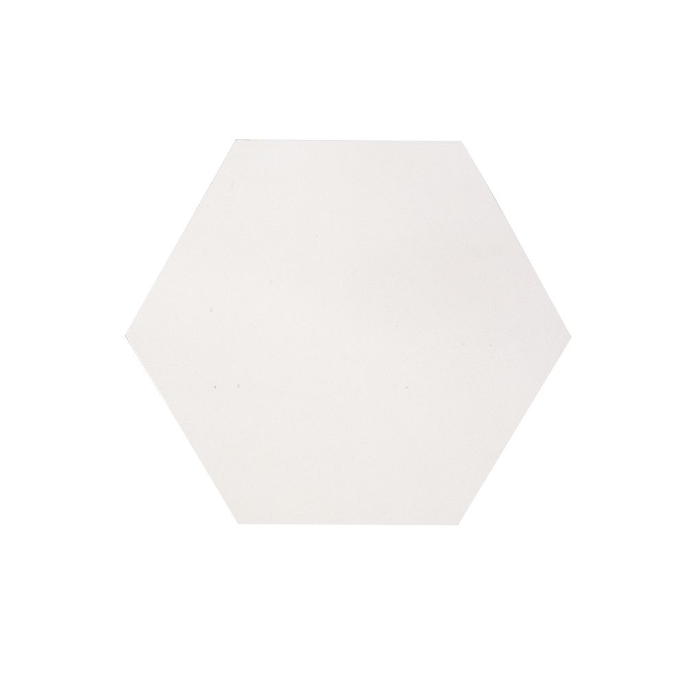 Hexagon Field Tile 8" x 9.25" 8" x 9.25" Pale Straight Shot