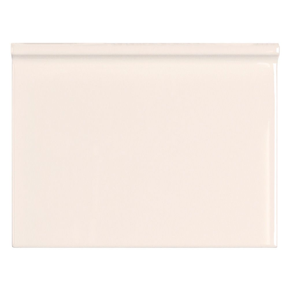 Cove Base 6" x 7.75" 6" x 7.75" Gloss Crisp Linen Straight Shot