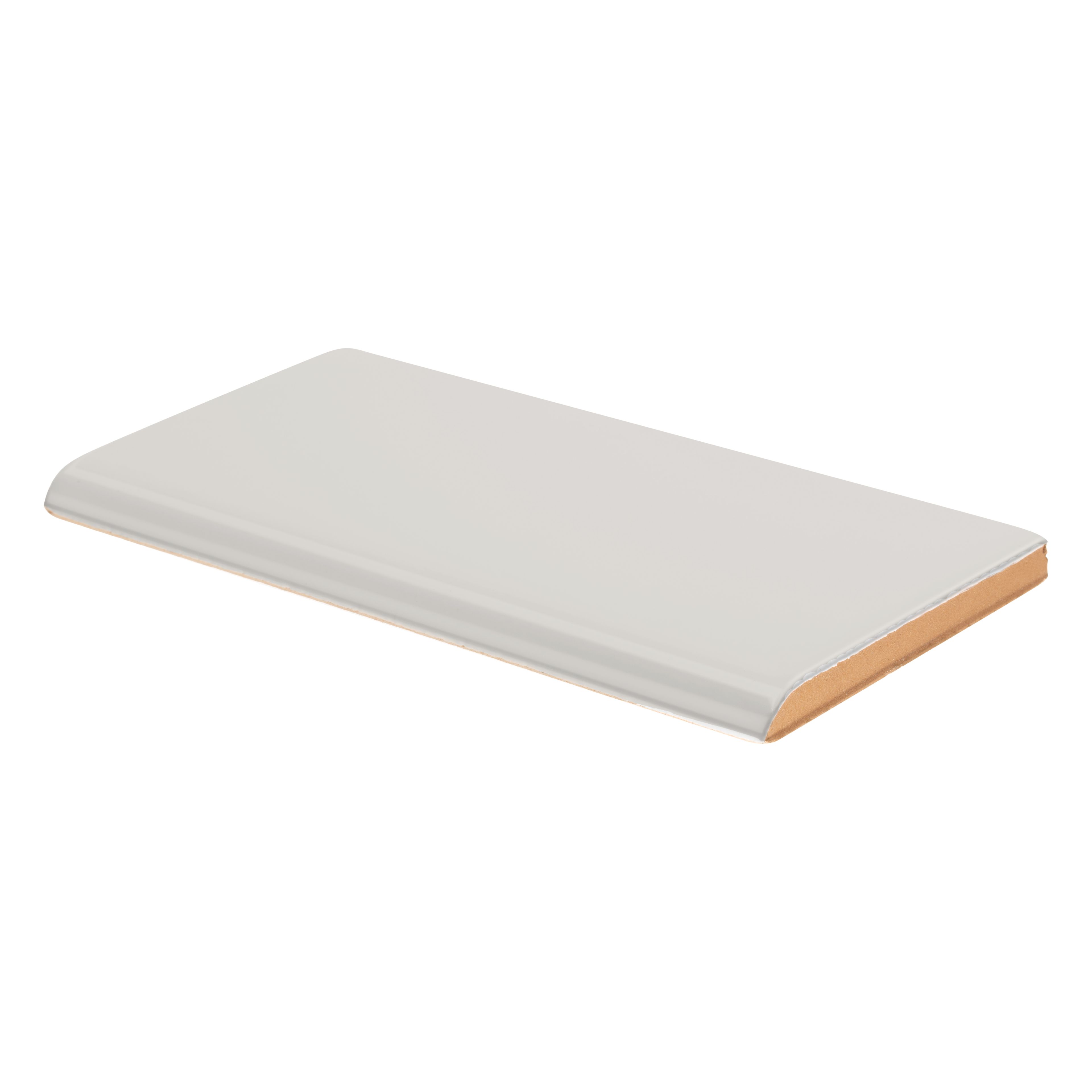 Single Bullnose 3" x 6" 3" x 6" Gloss Mountain Mist Straight Shot