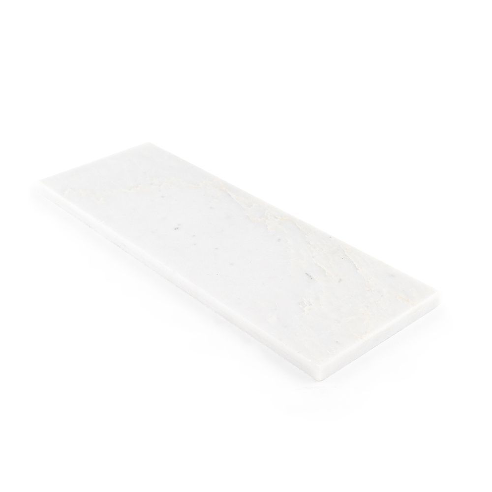 Field Tile 4" x 12" 4" x 12" West End White - Honed Straight Shot