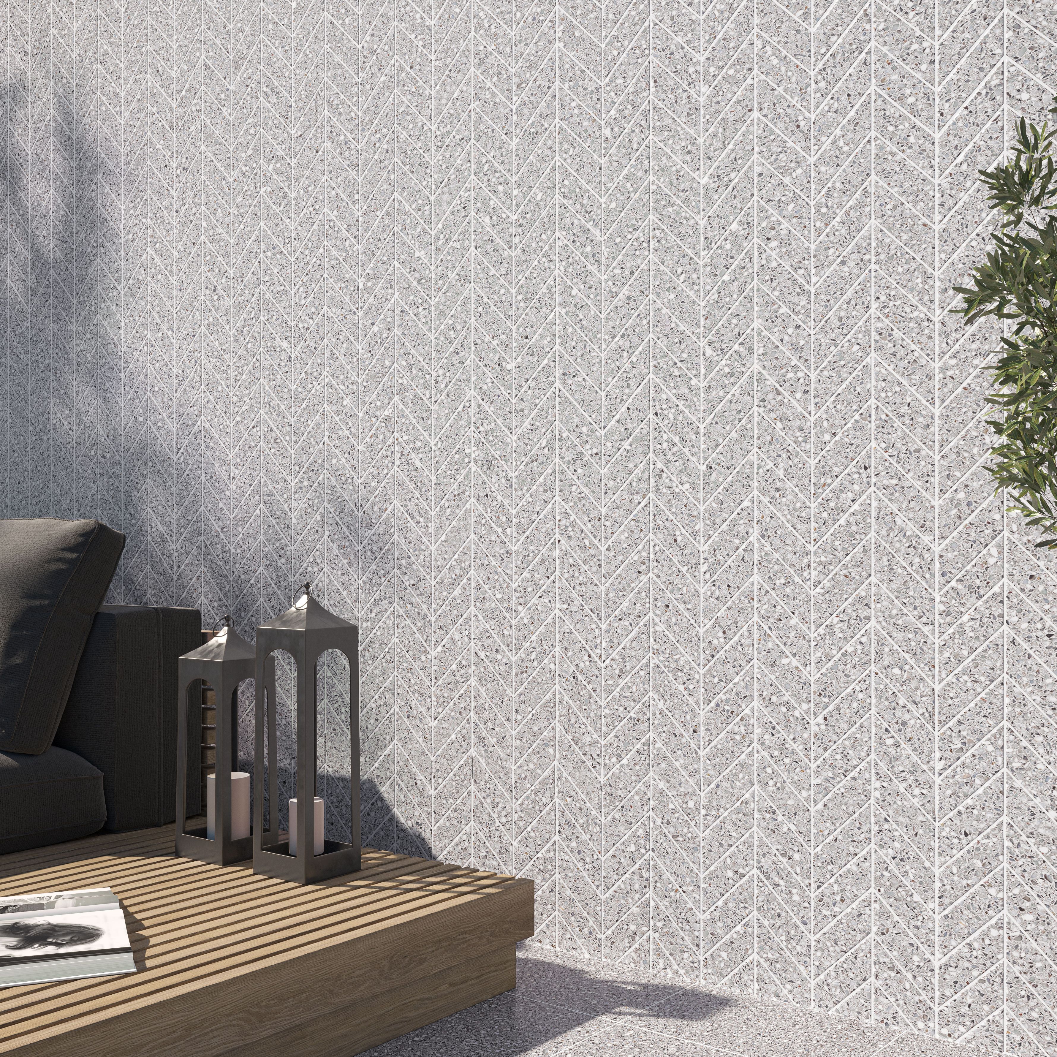 Chevron Mosaic 8.375" x 16.125" Gibson Straight Shot