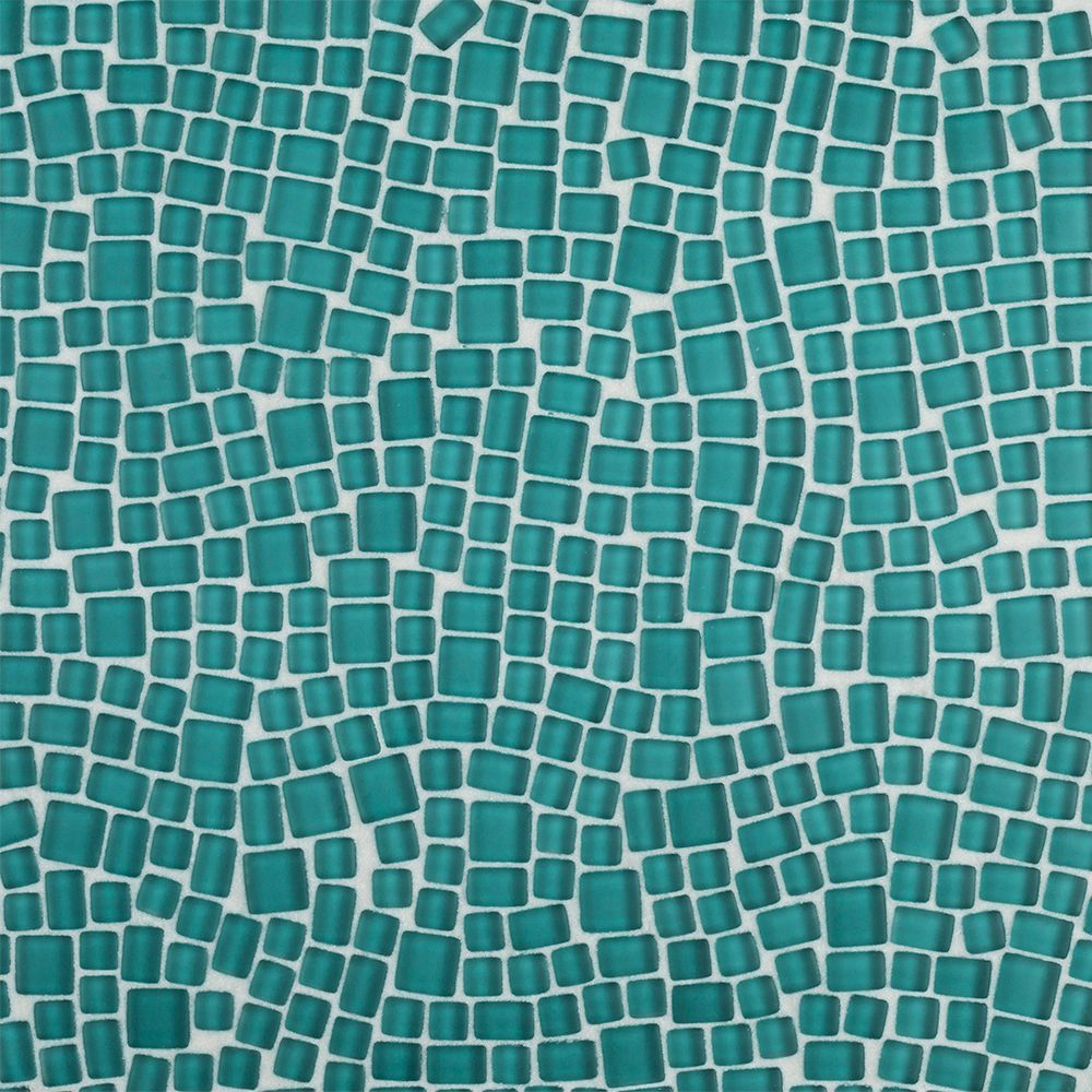 Pebble Mosaic 12" x 12" Marina Straight Shot