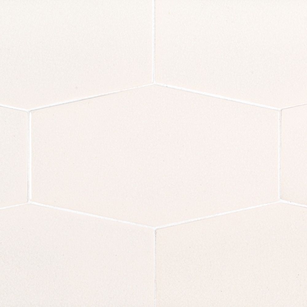 Hexagon Field Tile 5.1875" x 9.125" 5.1875" x 9.125" Cobblestone Straight Shot