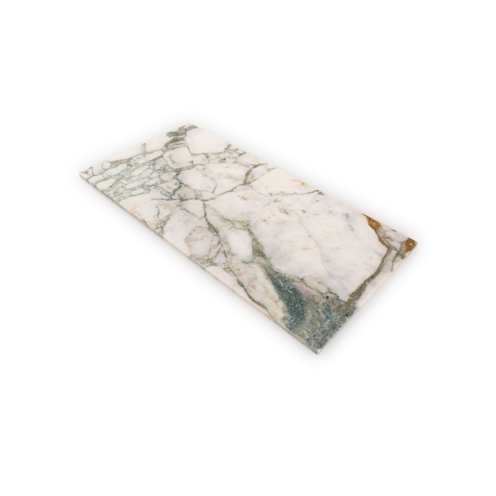 Field Tile 12" x 24" 12" x 24" Calacatta Verde Straight Shot