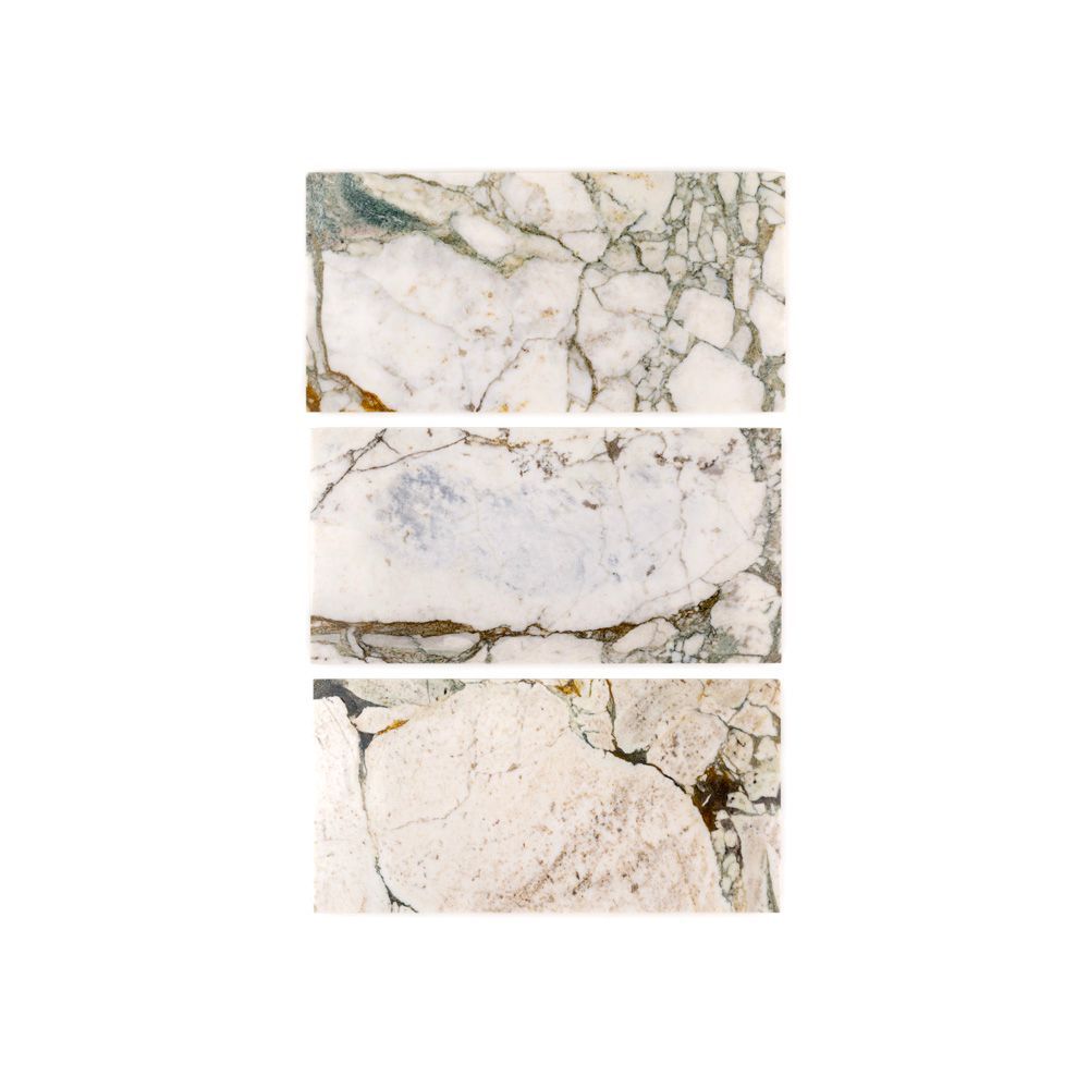 Field Tile 12" x 24" 12" x 24" Calacatta Verde Straight Shot