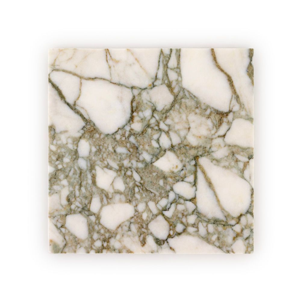 Field Tile 12" x 12" 12" x 12" Polished Calacatta Verde Straight Shot