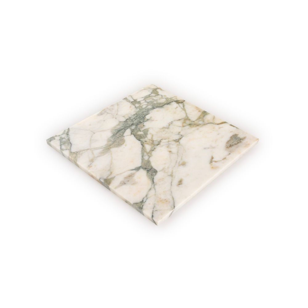 Field Tile 12" x 12" 12" x 12" Honed Calacatta Verde Straight Shot