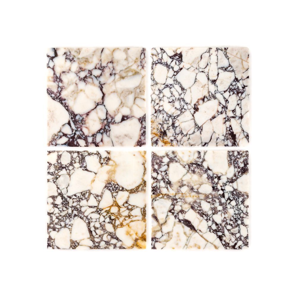 Field Tile 12" x 12" 12" x 12" Polished Afyon Violet Straight Shot