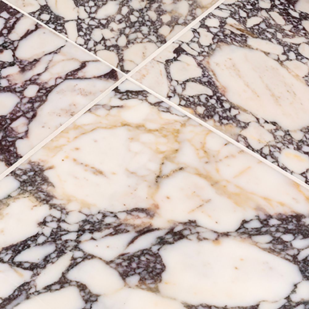 Field Tile 12" x 12" 12" x 12" Honed Afyon Violet Straight Shot