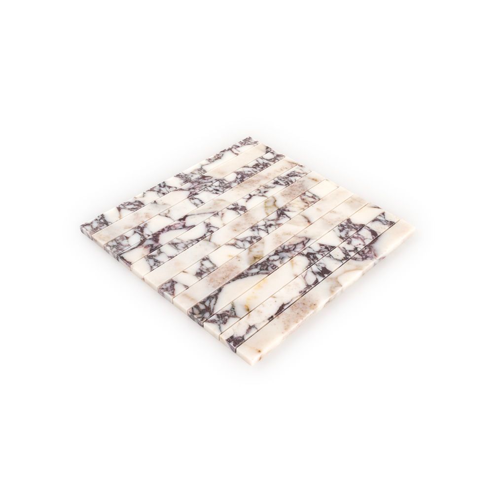 Proper Pillar Mosaic 11.75" x 11.75" Afyon Violet Straight Shot