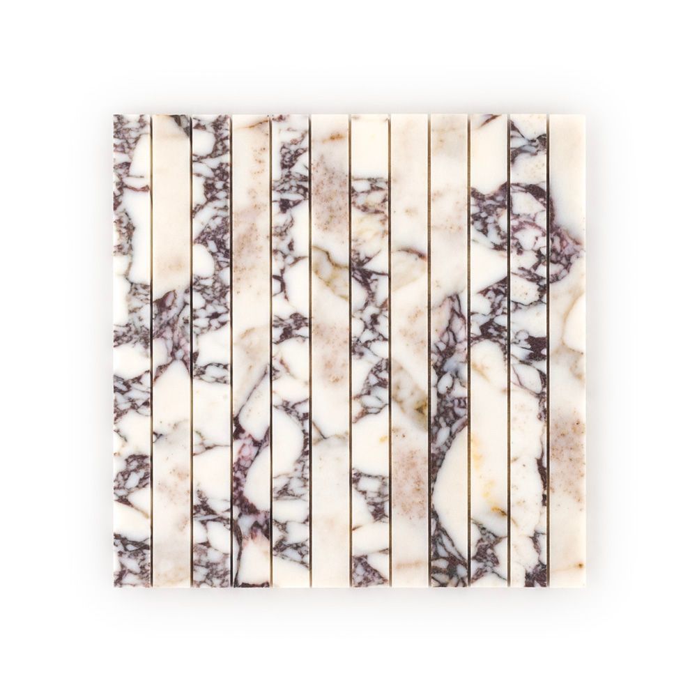 Proper Pillar Mosaic 11.75" x 11.75" Afyon Violet Straight Shot