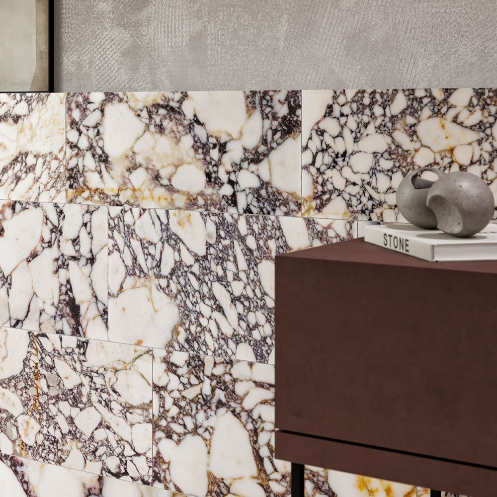 Field Tile 12" x 24" 12" x 24" Honed Afyon Violet Straight Shot