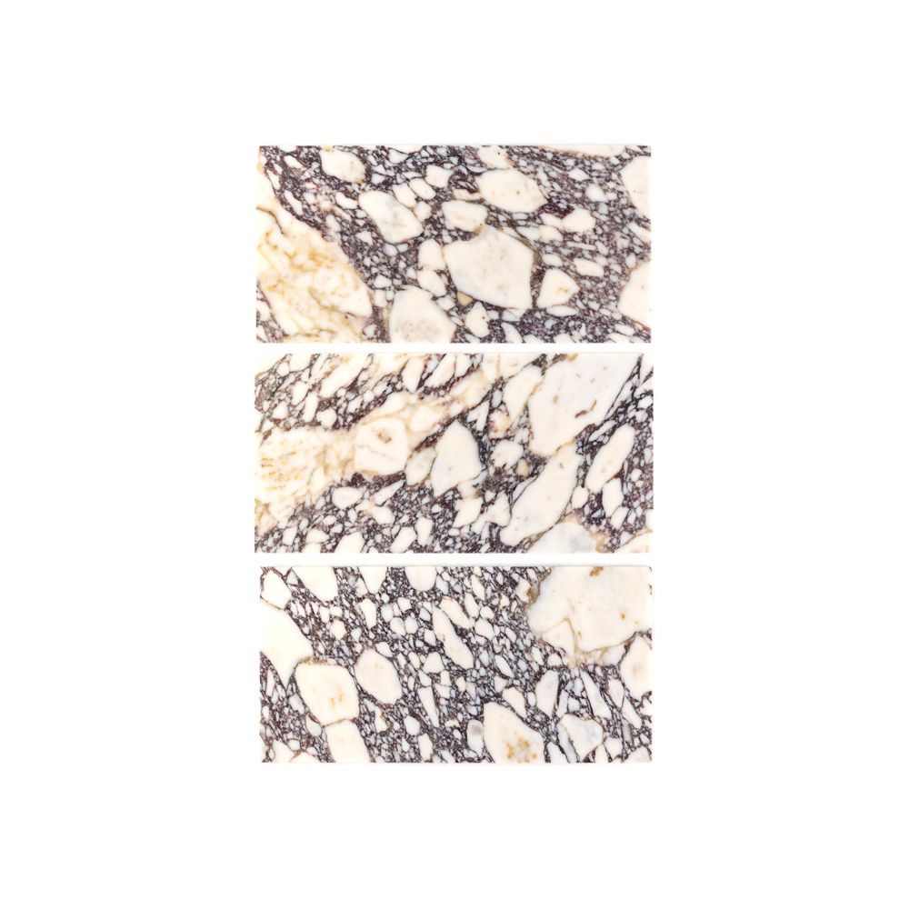 Field Tile 12" x 24" 12" x 24" Honed Afyon Violet Straight Shot