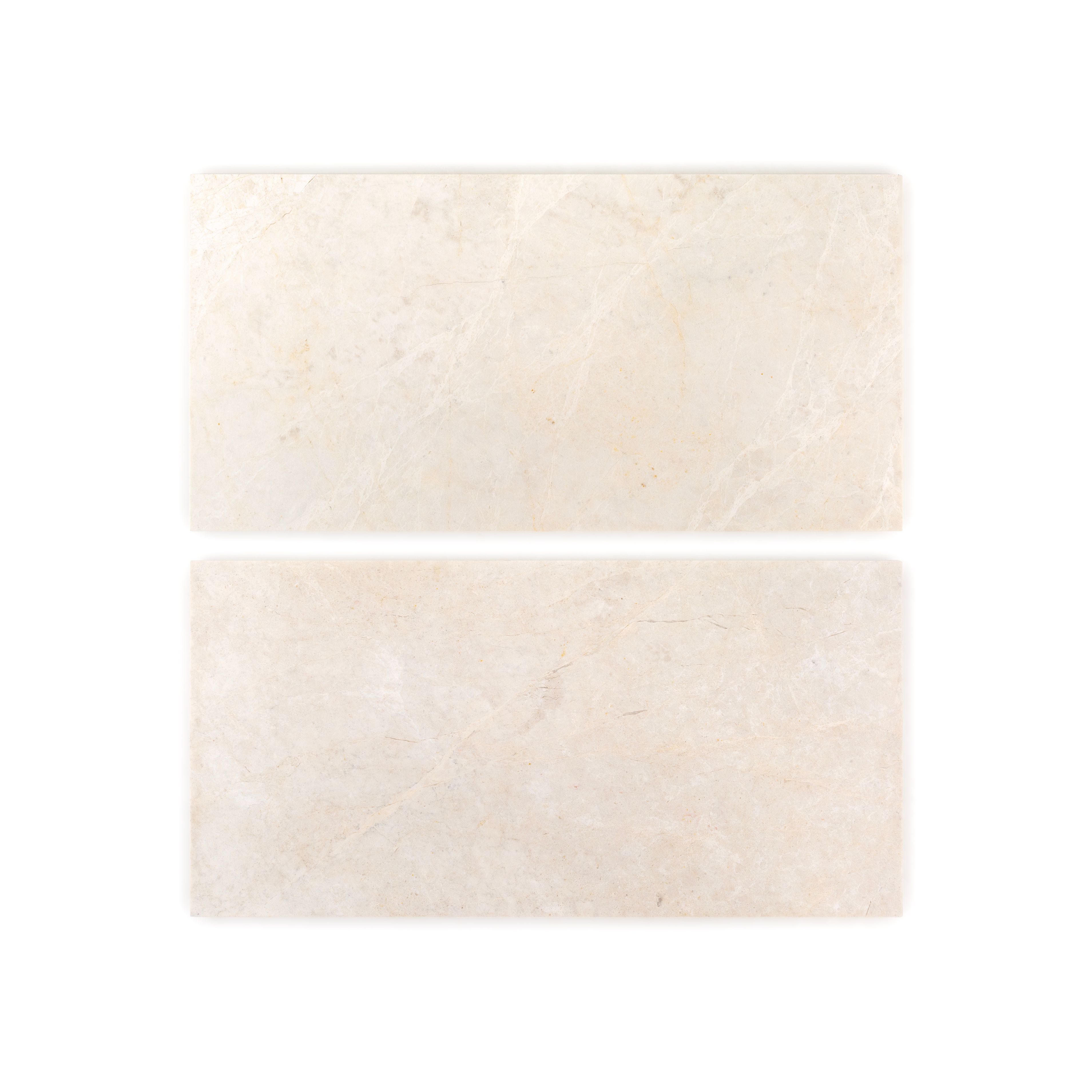 Field Tile 12" x 24" 12" x 24" Polished Vanilla Straight Shot