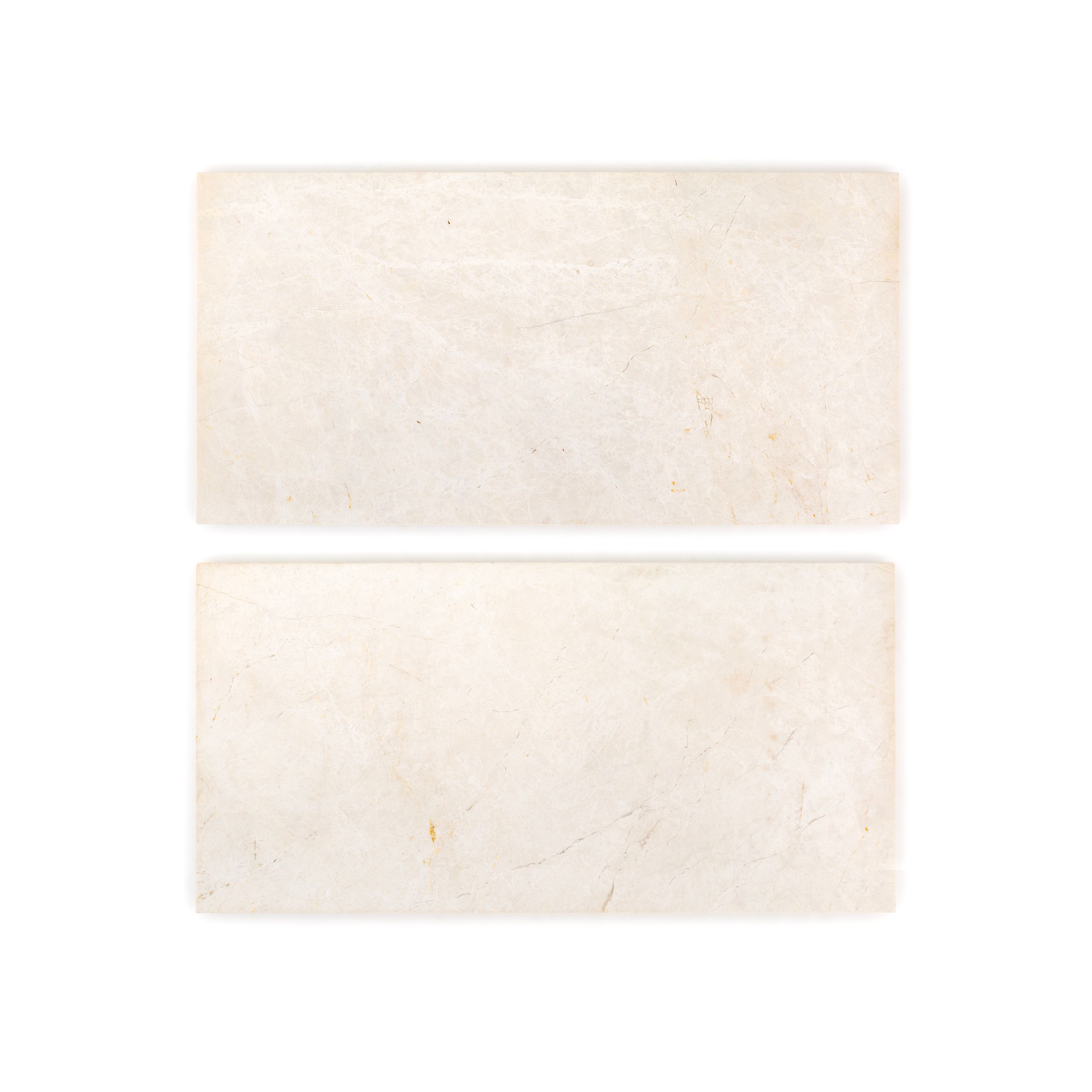 Field Tile 12" x 24" 12" x 24" Honed Vanilla Straight Shot